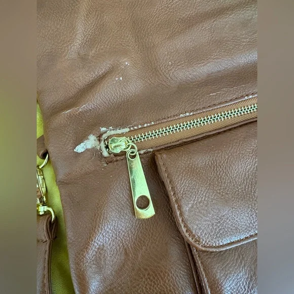 Tory Burch Brown Leather Crossbody Flap Bag - Picture 5 of 9